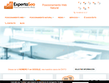 Tablet Screenshot of expertoseo.com